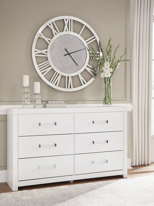 Maeling - Six Drawer Dresser #white #dressers