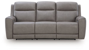 5Z-Comfort - Relaxation - Power Reclining Sofa With Adj Headrest #gray