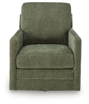 Dishford - Swivel Accent Chair #green