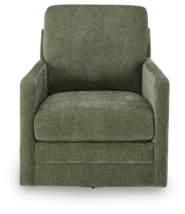 Dishford - Swivel Accent Chair #green