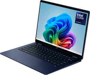HP - OmniBook X Flip 2-in-1 - 14" 2K Touch-Screen Laptop - Intel Core Ultra 7 256V 2024 - 16GB Memory - 1TB SSD - Copilot+ PC - Atmospheric Blue