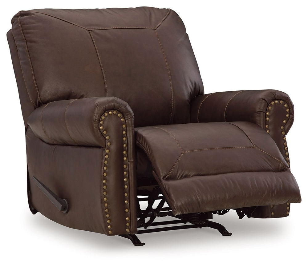 Colleton - Sillón Reclinable Mecedor - Marrón Oscuro