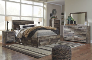 Derekson - Youth Panel Bedroom Set #3pc.bed,dresser,mirror #full #6drawers