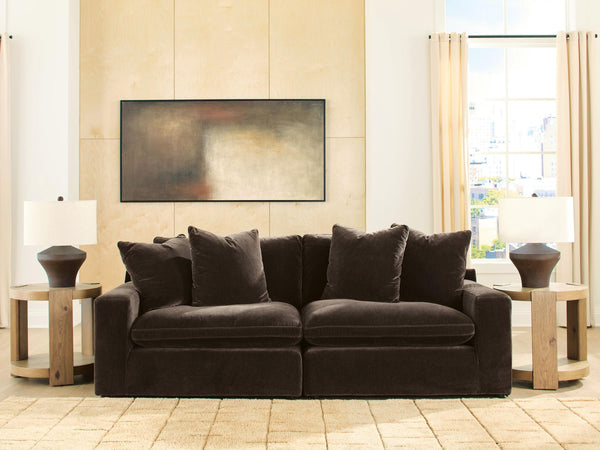 Maxton Heights - 2 Piece Sectional #darkbrown