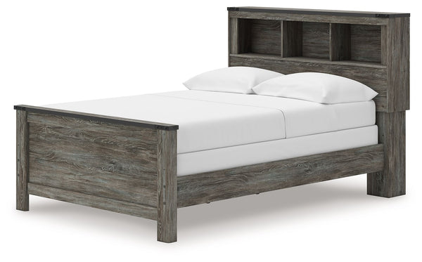 Frandern - Bookcase Panel Bed #none