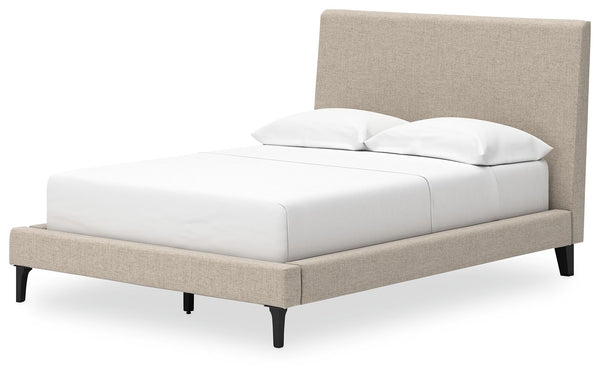 Cielden - Upholstered Bed With Roll Slats #full