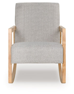 Wychworth - Sillón Decorativo - Gris / Natural