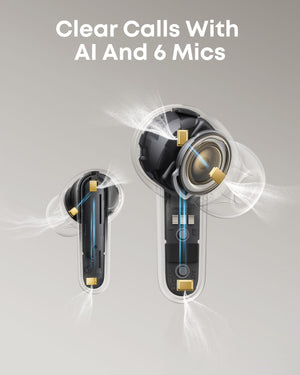 Soundcore - by Anker P41i Bluetooth Wireless In Ear Earbuds with Portable USB-C 3,000mAh Phone Charger - White