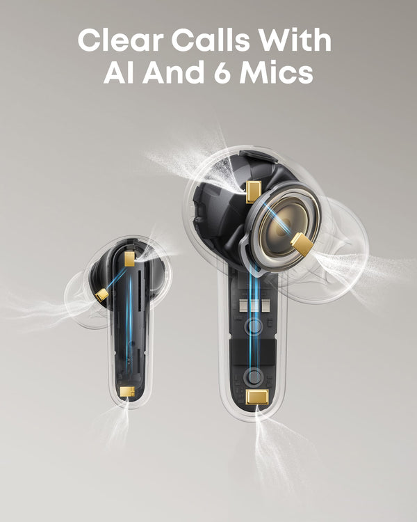Soundcore - by Anker P41i Bluetooth Wireless In Ear Earbuds with Portable USB-C 3,000mAh Phone Charger - White