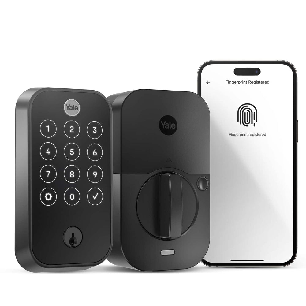 Yale - Assure Lock 2 - Smart Lock Wi-Fi Deadbolt with Touchscreen Keypad | Fingerprint Access - Black Suede