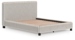 Zuraleus - Upholstered Bed #white #queen