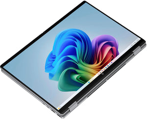 HP - OmniBook X Flip 2-in-1 - 16" 2K Touch-Screen Laptop - AMD Ryzen AI 5 340 (2025) - 16GB Memory - 512GB SSD - Copilot+ PC - Meteor Silver