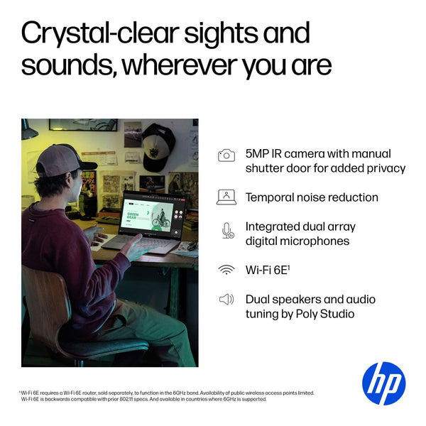 HP - OmniBook X Flip 2-in-1 - 16" 2K Touch-Screen Laptop - AMD Ryzen AI 5 340 (2025) - 16GB Memory - 512GB SSD - Copilot+ PC - Meteor Silver