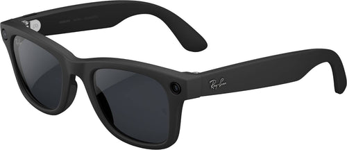 Ray-Ban Meta - Wayfarer Large (Gen 2) glasses with Meta AI, Audio, Photo, Video Compatibility - Transitions Grey lenses - Matte Black
