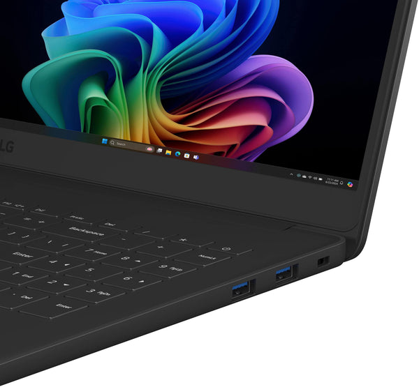 LG - gram Book 16" Copilot+ PC Touchscreen Laptop with AMD Ryzen AI 7 445 -16GB RAM -1TB SSD - Titan Black