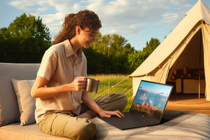 LG - gram Book 16" Copilot+ PC Touchscreen Laptop with AMD Ryzen AI 7 445 -16GB RAM -1TB SSD - Titan Black