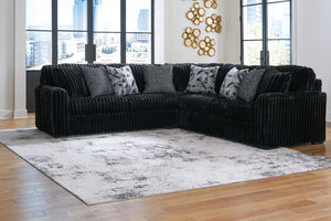 Midnight-Madness - 4 Piece Sectional Set