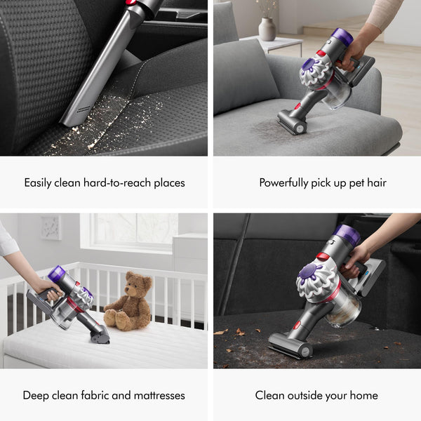 Dyson - Car+Boat Handheld Cordless Vacuum with 3 Accessories - Silver