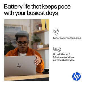 HP - OmniBook X - 17.3" FHD Touch-Screen Laptop - Intel Core Ultra 7 256V (2024) - 16GB Memory - 1TB SSD - Copilot+ PC - Glacier Silver