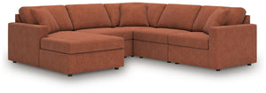 Modmax - 5 Piece Sectional #lightbrown #5pc.sectionalwithlafcornerchaiseandrafcornerchair