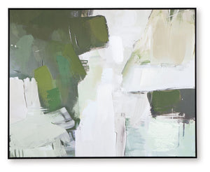Vinick - Arte de pared - Verde / Gris / Blanco