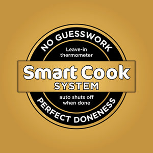 Ninja - Foodi Smart XL 6-in-1 Countertop Indoor Grill with Smart Cook System, 4-quart Air Fryer - Dark Grey/Stainless