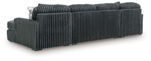 Midnight-Madness - Sectional #darkgray #3pc.doublechaisesectional