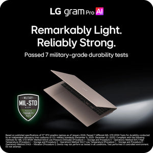 LG - gram Max 17" 2.5K Touch-Screen Laptop - 2026 Intel Core Ultra 7 Processor 355 - 16GB RAM - 512GB SSD - Copilot + PC - Matte Bronze