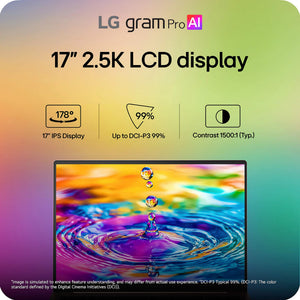 LG - gram Max 17" 2.5K Touch-Screen Laptop - 2026 Intel Core Ultra 7 Processor 355 - 16GB RAM - 512GB SSD - Copilot + PC - Matte Bronze