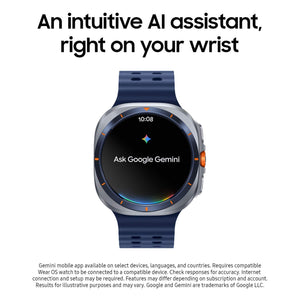 Samsung - Reloj inteligente Galaxy Watch Ultra Titanium de 47 mm con LTE - Plata titanio - (2025)