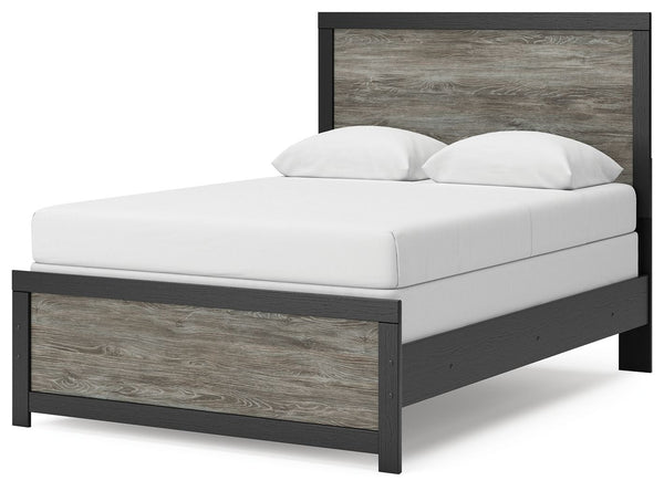 Broachmyn - Panel Bed #black #full