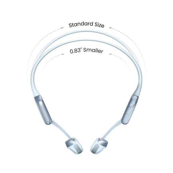 Shokz - OpenRun Pro 2 Mini Wireless Bone Conduction Open-Ear Bluetooth Sports Headphones - Sky Blue
