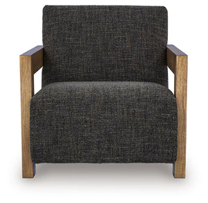 Dorney - Sillón decorativo - Carbón / Marrón