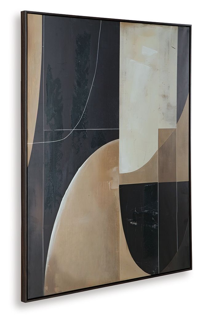 Ewanford - Arte de pared - Negro / Marrón / Bronceado