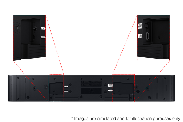 Samsung - HW-S60D 5.0 Channel S-Series All-in-one Soundbar, Dolby Atmos and Q-Symphony - Black