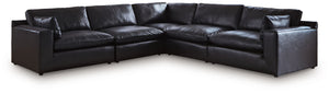 Emilia - Sectional #black #5pc.sectional