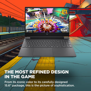 HP - Victus 15.6" 144Hz Full HD Gaming Laptop - AMD Ryzen 7 7445HS 2023 - 16GB Memory - NVIDIA GeForce RTX 4050 - 512GB SSD - Mica Silver