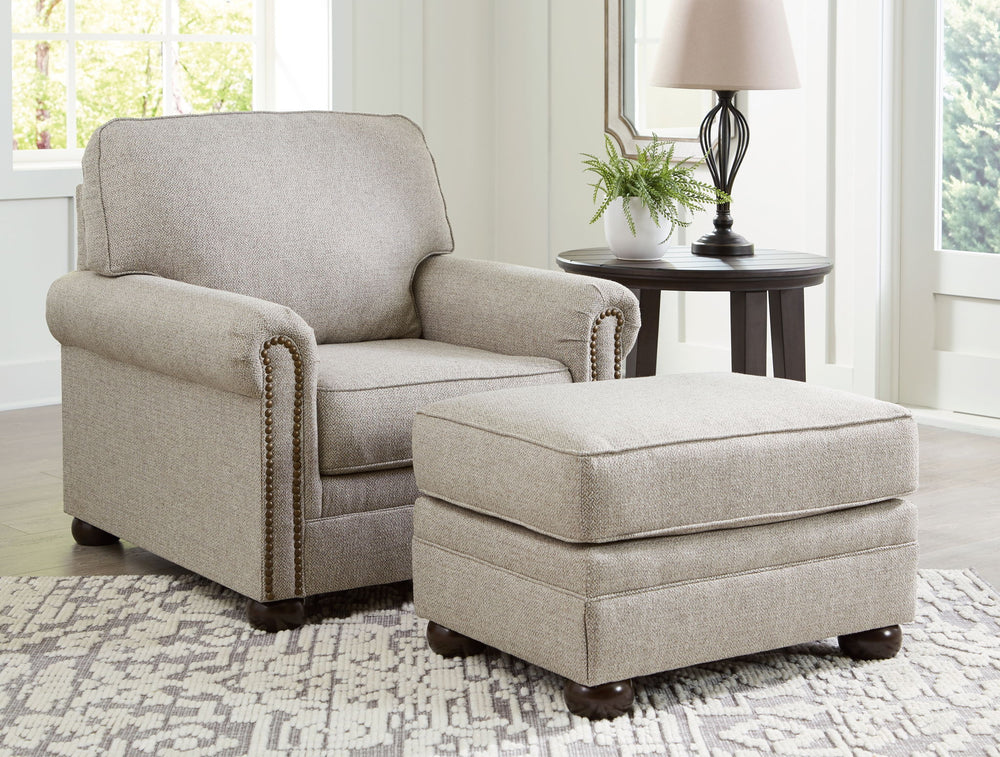 Gaelon - Living Room Set #2pc.chair,ottoman