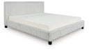 Zuraleus - Upholstered Bed #white #californiaking|king