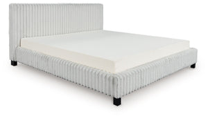 Zuraleus - Upholstered Bed #white #californiaking|king