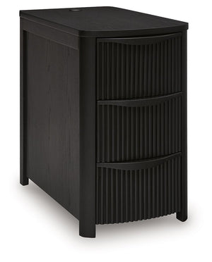 Camdill - Chair Side End Table #black