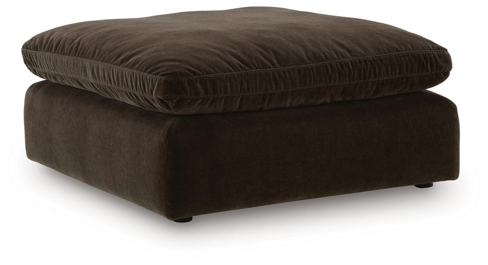 Maxton Heights - Oversized Accent Ottoman #darkbrown