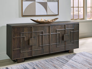 Cato - Gabinete decorativo - Marrón oscuro