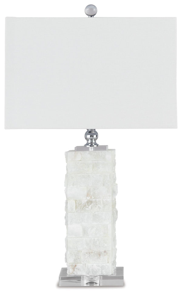 Malise - Lámpara de Mesa Alabastro - Blanca