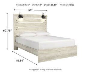 Cambeck - Panel Bed #queen #none
