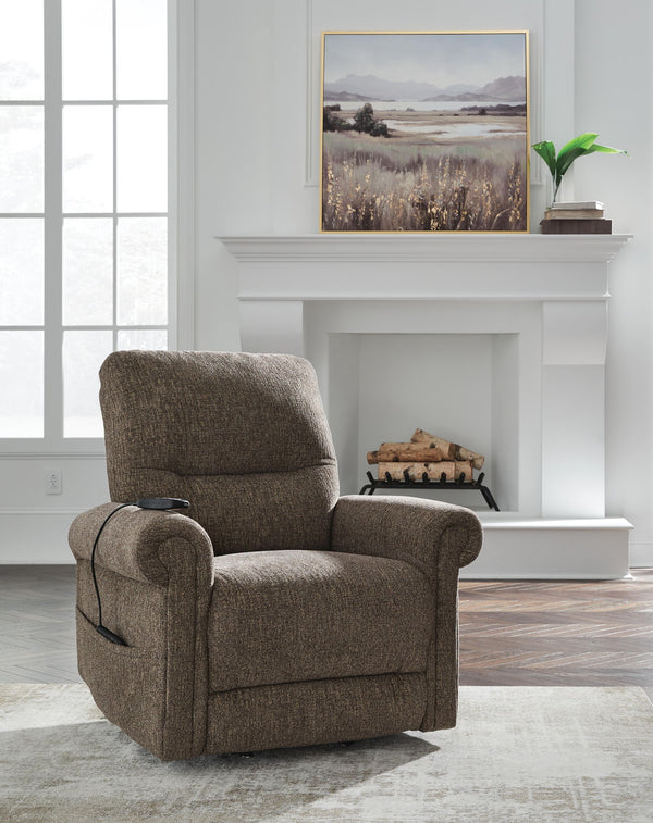 Aureta - Power Lift Recliner #darkbrown