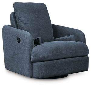 Modmax - Swivel Glider Recliner #blue