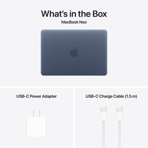 Apple - MacBook Neo 13-inch Laptop - A18 Pro chip with 6‑core CPU and 5‑core GPU - 8GB Memory - 512GB SSD - Indigo