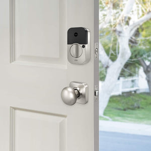 Yale - Assure Lock 2 - Cerradura inteligente sin llave Wi-Fi con cerrojo y teclado táctil - Manija Ridgefield - Níquel satinado