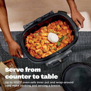 Ninja - MultiPot XL 12-in-1 DualZone Multicooker - Cyberspace